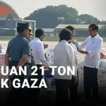VIDEO: Jokowi melepas 21 ton bantuan kemanusiaan untuk Gaza